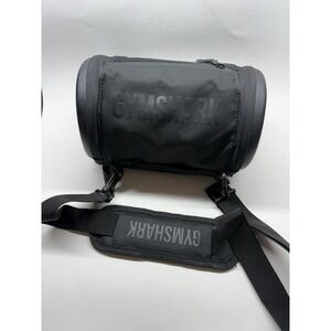 Gymshark Mini Barrel Bag Black Crossbody/Shoulder bag Zippered Pockets